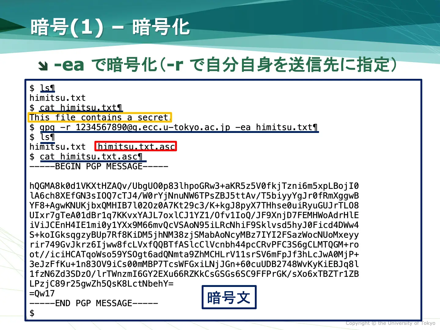 データ・通信の暗号化